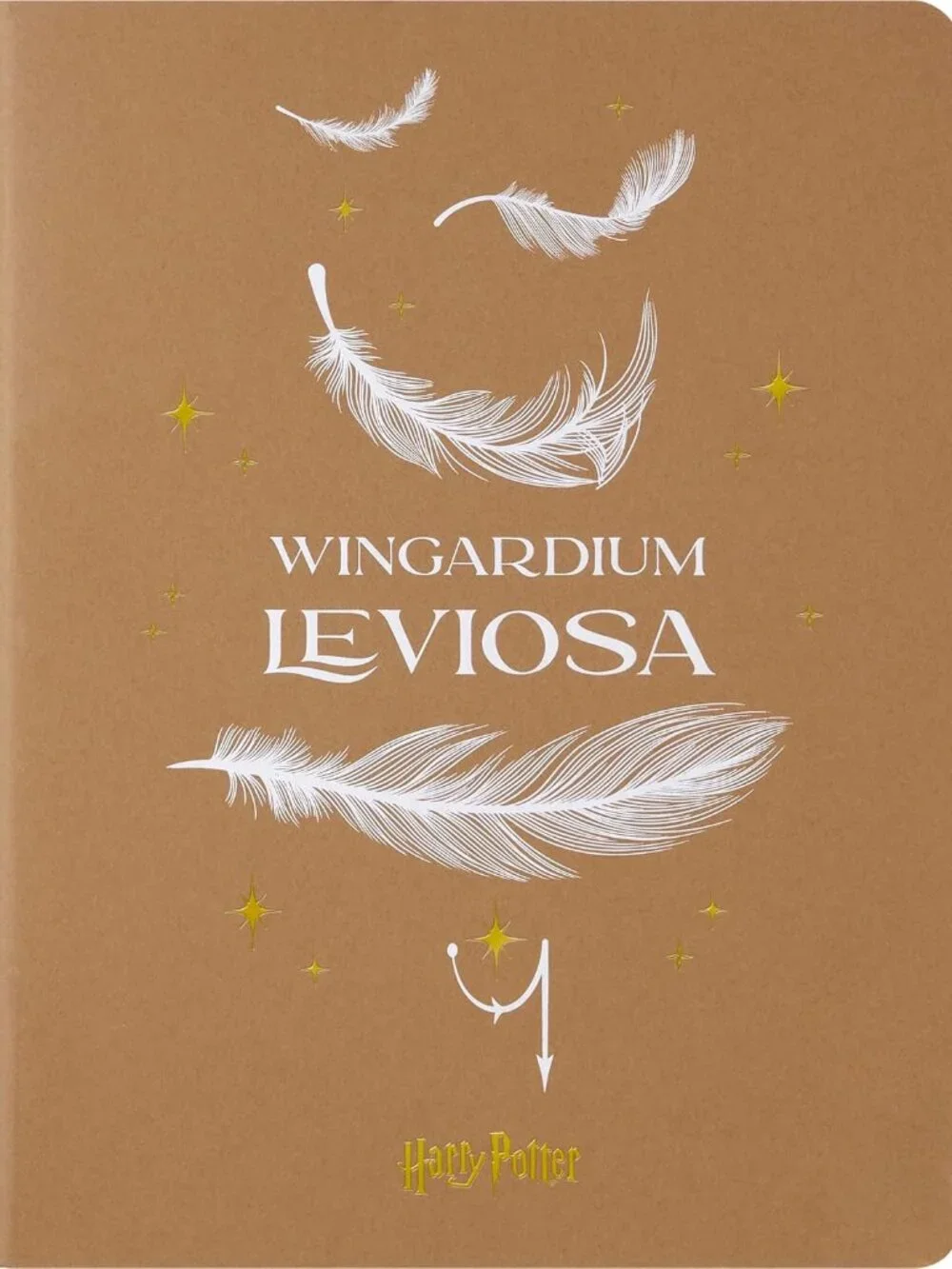 Harry Potter x Moleskin 'Wingardium Leviosa' Feather Notebook | NWT